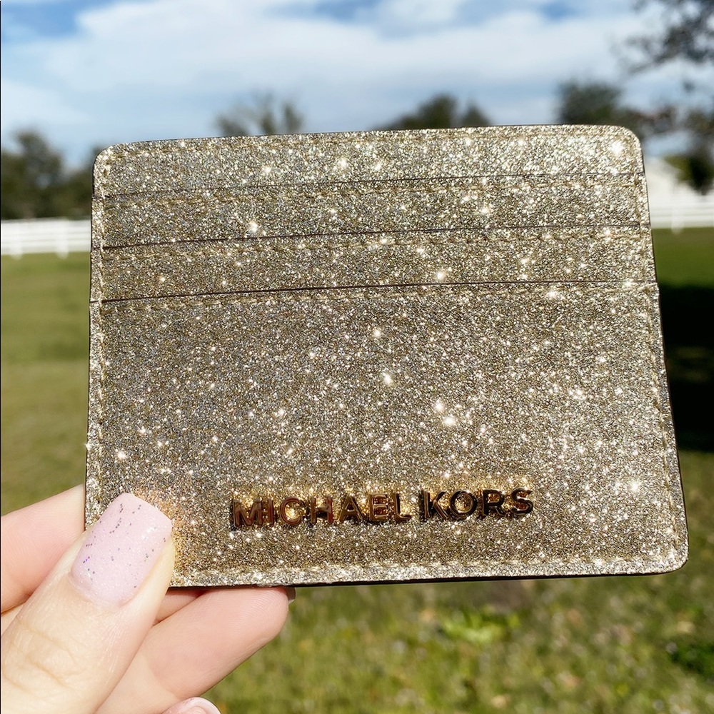 Michael kors glitter card holder ‼️SALE‼️‼️ - Picture 4 of 8